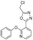 2-(Chloromethyl)-5-(2-phenoxypyridin-3-yl)-1,3,4-oxadiazole Structure,1233026-13-5Structure