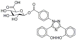 Deferasirox acyl-beta-d-glucuronide Structure,1233196-91-2Structure