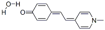 4-[(1-Methyl-4(1H)-pyridinylidene)ethylidene]-2,5-cyclohexadien-1-one hydrate Structure,123333-69-7Structure