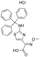 2-(Tritylamino)-alpha-(methoxyimino)-4-thiazoleacetic acid hydrochloride Structure,123333-74-4Structure