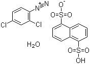 2,4-Dichlorobenzenediazonium 1,5-naphthalenedisulfonate hydrate Structure,123333-91-5Structure