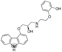 2-(2-{[3-(9H-咔唑-4-基氧基)-2-羥基丙基]氨基}乙氧基)苯酚結(jié)構(gòu)式_123372-14-5結(jié)構(gòu)式
