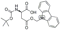 N-[(1,1-dimethylethoxy)carbonyl]-d-aspartic acid 4-(9h-fluoren-9-ylmethyl) ester Structure,123417-19-6Structure