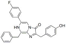 6-(4-氟苯基)-2-[(4-羥基苯基)甲基]-8-(苯基甲基)-咪唑并[1,2-a]吡嗪-3(7h)-酮結(jié)構(gòu)式_123437-48-9結(jié)構(gòu)式