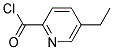 2-Pyridinecarbonyl chloride, 5-ethyl-(9ci) Structure,123475-84-3Structure