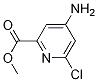 Methyl 4-amino-6-chloropicolinate Structure,1235475-17-8Structure