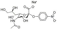 2-O-(p-nitrophenyl)-α-d-n-acetylneuraminic acid, sodium salt, x hydrate Structure,123549-14-4Structure