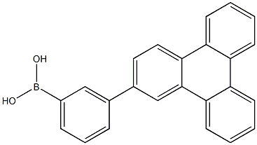  3-(三亞苯-2-基)苯硼酸結(jié)構(gòu)式_1235876-72-8結(jié)構(gòu)式