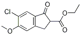 Ethyl 6-chloro-5-methoxy-1-oxo-2,3-dihydro-1h-indene-2-carboxylate Structure,1235963-08-2Structure