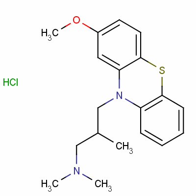 Levomepromazine hydrochloride Structure,1236-99-3Structure