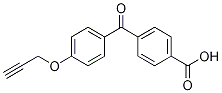 4-(4-(Prop-2-ynyloxy)benzoyl)benzoic acid Structure,1236196-77-2Structure