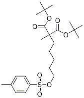 Di-tert-butyl 2-methyl-2-(5-(tosyloxy)pentyl)malonate Structure,1236354-13-4Structure