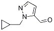 2-(Cyclopropylmethyl)pyrazole-3-carbaldehyde Structure,1236365-97-1Structure