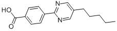 5-Pentylpyrimidine-2-yl-4-benzoic acid Structure,123704-47-2Structure