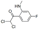 Ethanone, 2,2-dichloro-1-[4-fluoro-2-(methylamino)phenyl]- Structure,123732-74-1Structure