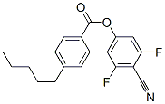 4-Cyano-3,5-difluorophenyl 4-pentyl-benzoate Structure,123843-69-6Structure