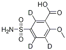 2-Methoxy-5-sulfamoylbenzoic acid-d3 Structure,123958-85-0Structure