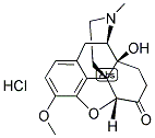 鹽酸羥可待酮結(jié)構(gòu)式_124-90-3結(jié)構(gòu)式