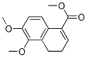 Methyl 5,6-dimethoxy-3,4-dihydronaphthalene-1-carboxylate Structure,1240513-30-7Structure