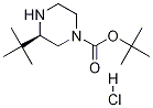 (R)-tert-butyl 3-tert-butylpiperazine-1-carboxylate hydrochloride Structure,1240588-24-2Structure