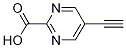 5-Ethynyl-pyrimidine-2-carboxylic acid Structure,1240606-56-7Structure