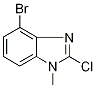 4-Bromo-2-chloro-1-methyl-1h-benzimidazole Structure,1240610-45-0Structure