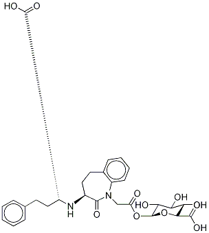 1’-Epi-benazeprilat acyl-beta-d-glucuronide Structure,1240792-52-2Structure