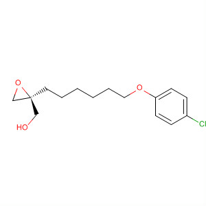 Oxiranemethanol, 2-[6-(4-chlorophenoxy)hexyl]-, (2s)- Structure,124083-18-7Structure