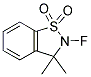 2,3-Dihydro-3,3-dimethyl-2-fluoro-1,2-benzisothiazole 1,1-dioxide Structure,124170-23-6Structure