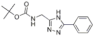 (5-Phenyl-4h-[1,2,4]triazol-3-ylmethyl)-carbamic acid tert-butyl ester Structure,1241712-83-3Structure