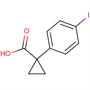 1-(4-Iodophenyl)cyclopropanecarboxylic acid Structure,124276-89-7Structure