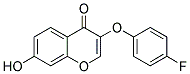 3-(4-Fluorophenoxy)-7-hydroxy-4H-1-benzopyran-4-one Structure,124330-34-3Structure