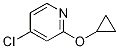 4-Chloro-2-cyclopropoxypyridine Structure,1243403-94-2Structure