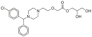 Cetirizine glycerol ester Structure,1243652-36-9Structure