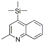 Quinoline, 2-methyl-4-(trimethylsilyl)- (9ci) Structure,124393-06-2Structure