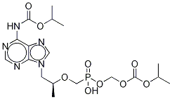 Mono-poc tenofovir 6-isopropyl carbamate Structure,1244022-56-7Structure