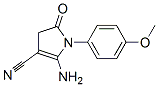 2-Amino-1-(4-methoxy-phenyl)-5-oxo-4,5-dihydro-1H-pyrrole-3-carbonitrile Structure,124476-79-5Structure