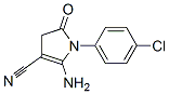 2-Amino-1-(4-chloro-phenyl)-5-oxo-4,5-dihydro-1H-pyrrole-3-carbonitrile Structure,124476-80-8Structure