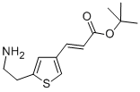 Tert-butyl 3-[5-(2-aminoethyl)thiophen-3-yl]acrylate Structure,124499-25-8Structure