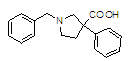 Methyl 1-benzyl-3-phenylpyrrolidine-3-carboxylate Structure,124562-89-6Structure