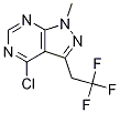 4-Chloro-1-methyl-3-(2,2,2-trifluoroethyl)-1h-pyrazolo[3,4-d]pyrimidine Structure,1245643-17-7Structure