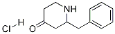 2-Benzylpiperidin-4-one hydrochloride Structure,1245644-12-5Structure