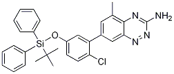 7-(5-((Tert-butyldiphenylsilyl)oxy)-2-chlorophenyl)-5-methylbenzo[e][1,2,4]triazin-3-amine Structure,1245644-51-2Structure