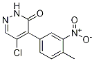 5-Chloro-4-(4-methyl-3-nitrophenyl)pyridazin-3(2h)-one Structure,1245646-50-7Structure