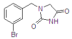 1-(3-Bromobenzyl)imidazolidine-2,4-dione Structure,1245647-33-9Structure