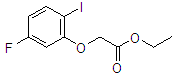 2-(5-氟-2-碘苯氧基)乙酸乙酯結(jié)構(gòu)式_1245647-77-1結(jié)構(gòu)式