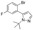 5-(2-Bromo-5-fluorophenyl)-1-(tert-butyl)-1h-pyrazole Structure,1246078-72-7Structure