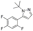 1-(Tert-butyl)-5-(2,4,5-trifluorophenyl)-1h-pyrazole Structure,1246078-80-7Structure