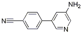 4-(5-Aminopyridin-3-yl)benzonitrile Structure,1246350-47-9Structure