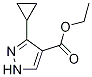 3-環(huán)丙基吡唑-4-羧酸乙酯結(jié)構(gòu)式_1246471-38-4結(jié)構(gòu)式